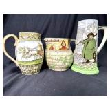Two Royal Doulton And One Doulton Burslem Pitchers