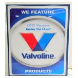 Lighted Plastic Valvoline Display Sign
