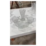 Imperial Daisy, Buttoned & Beaded Press Glass