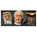 3 Toby Jugs