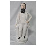 Dwight  Moody Staffordshire Figure Balck Bearded
