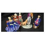 Four Royal Doulton Figures