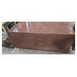 Antique Rolling Flattop Chest
