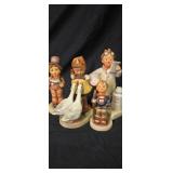 Three Goebel and One Hummel Figurine