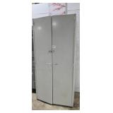 Metal Storage Cabinet with Doors and Shelves