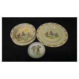 Three Golfing Plates