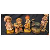 Five Anri Figurines