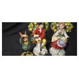 Sitzendorf Germany and Royal Doulton Grouping