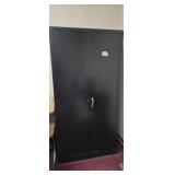 Black Metal Storage Cabinet