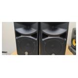 YAMAHA PA SYSTEM WITH AMPLIFIED MIXER