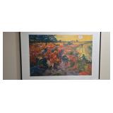 'The Red Vineyard' Van Gogh Sterograph