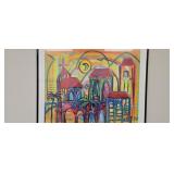 'Skyline' Emestine Bertrand Lithograph