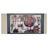 'The Skiing Lesson' Joan Mirï¿½ Lithograph