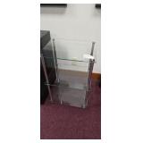 Glass 3 Tiered Shelf