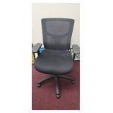 Pair of Adjustible Height Rolling Arm Chairs
