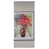 'Vase with Poppies' Van Gogh Sterograph