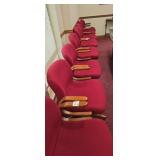 Set of 8 Rolling Office Chairs