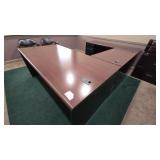 HON 5 Drawer U-Shaped Desk with Left Hand Return