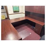 HON U-Shaped Reception 6-Drawer Desk