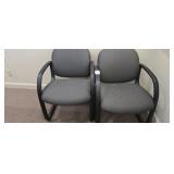 Pair of LA-Z-BOY Brand Office Side Chairs