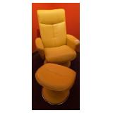 FINE HOMES LIMITED Lemon Yellow Swivel Chair