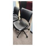 24 Desk Height, Rolling Vinyl Chairs