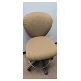 3 Cloth, Bar Height, Rolling, Adjustable Chairs