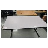 60' X 30' GREY WORK TABLE