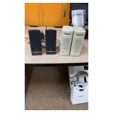 2 SETS OF DESKTOP SPEAKERS