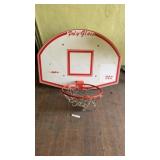 JAYFRO BASKETBALL BACKBOARD, RIM, AND NET