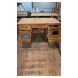 WOODEN TEACHER DESK