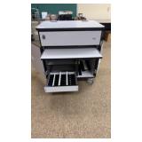 1 MOBILE WORK STATION WITH STORAGE