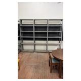 LARGE METAL SHELVING UNIT