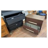 2 FILING CABINETS WITH DRAWERS