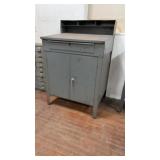 METAL DRAFTING TABLE AND CABINET