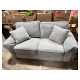 Flexsteel Gray Upholstered Loveseat, 69-Inch Width