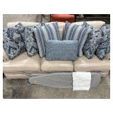 Decorative Pillows and Ironing Board