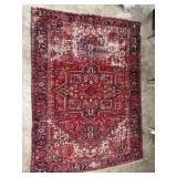 Handwoven Persian-Style Red Rug, 104ï¿½ï¿½ x 137ï¿½ï¿½