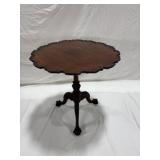 31-Inch Tall Mahogany Tilt-Top Table