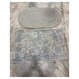 Two Rugs: Rectangle and Oval Designs