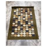 Rectangular Geo Pattern Area Rug, 59ï¿½ x 82ï¿½