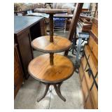 42-Inch Tall Three-Tier Wooden Stand