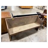 Pair of Rustic Wooden Benches