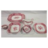 Spode Camilla Copeland Red and White Set