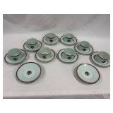 A. Raynaud Limoges Cups and Saucers