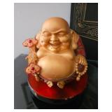 Resin Laughing Buddha Coin Bank
