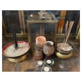 Incense Burners, Candle Holders, and Lantern