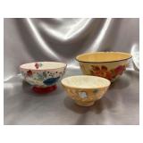 Decorative Bowls, Various Sizes and Designs