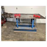 Welding Table with Vise and Magnets