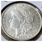 1882 O Morgan silver dollar